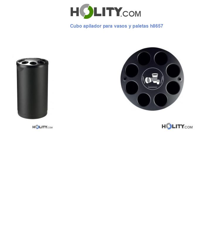 Cubo apilador para vasos y paletas h8657