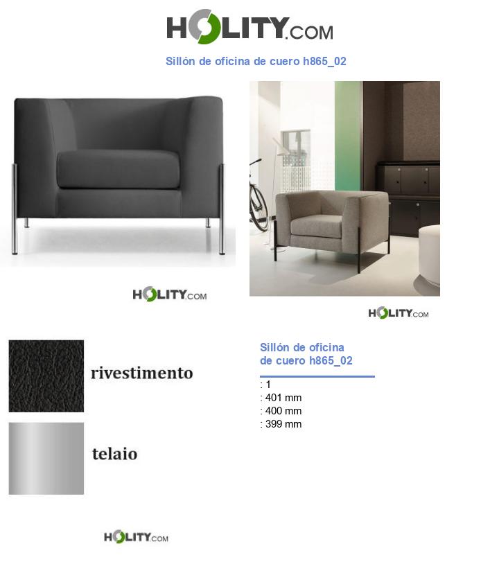 Sillón de oficina de cuero h865_02