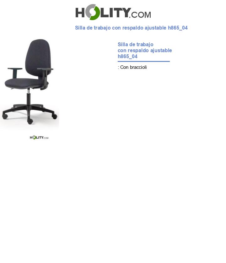 Silla de trabajo con respaldo ajustable h865_04