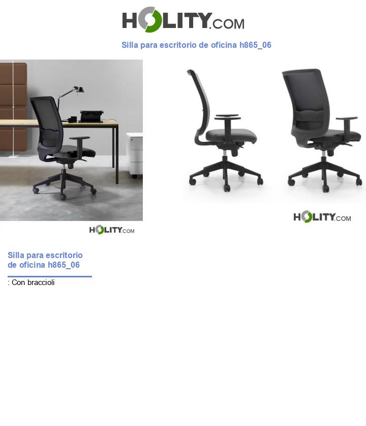 Silla para escritorio de oficina h865_06