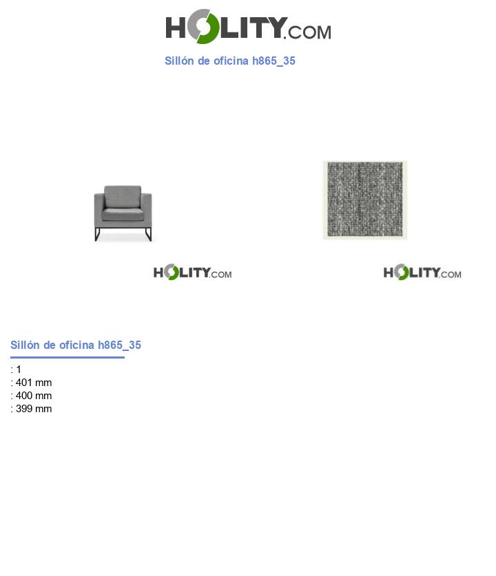 Sillón de oficina h865_35