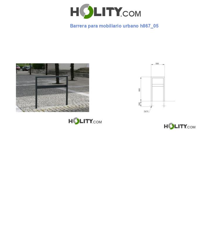 Barrera para mobiliario urbano h867_05