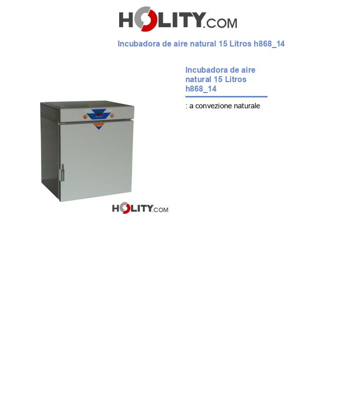 Incubadora de aire natural 15 Litros h868_14