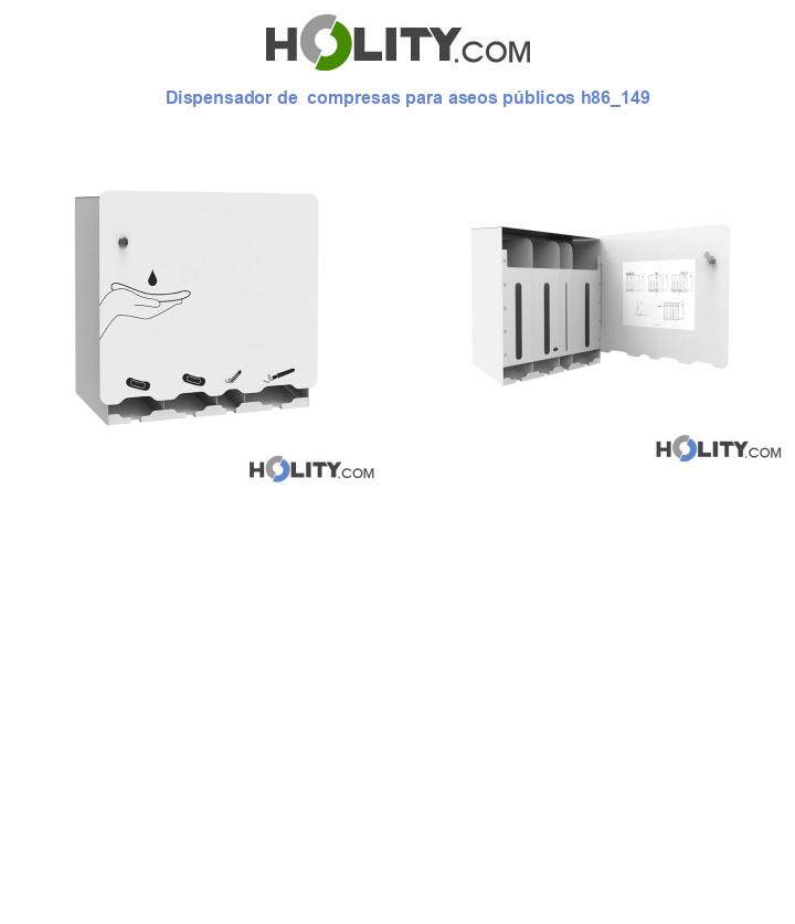 Dispensador de  compresas para aseos públicos h86_149