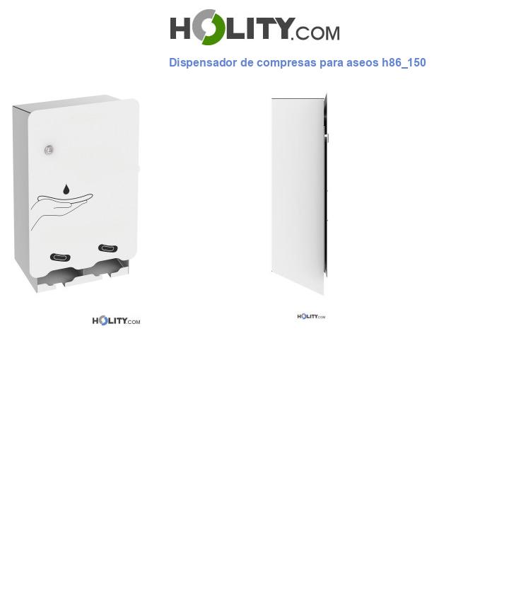 Dispensador de compresas para aseos h86_150
