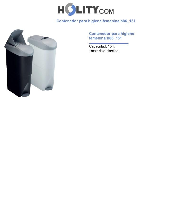Contenedor para higiene femenina h86_151