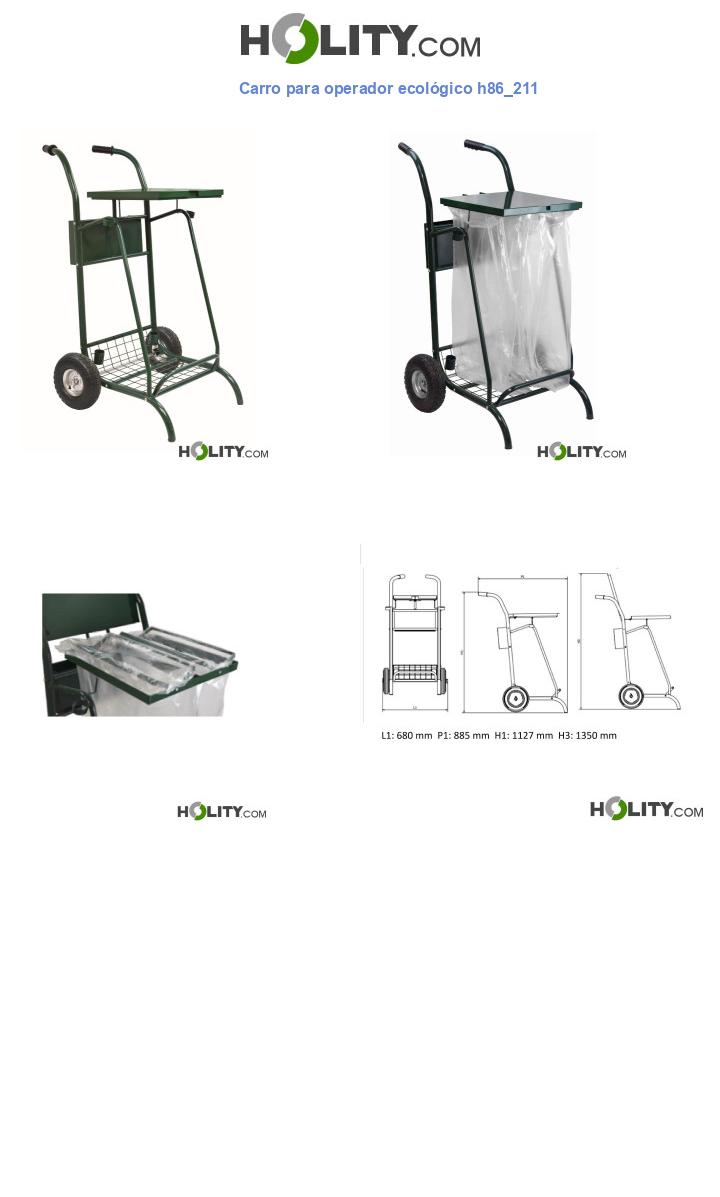 Carro para operador ecológico h86_211