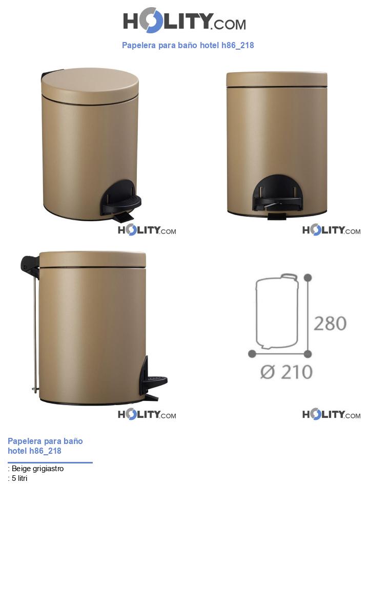 Papelera para baño hotel h86_218