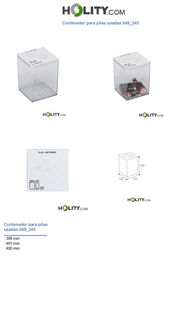 Contenedor para pilas usadas h86_245