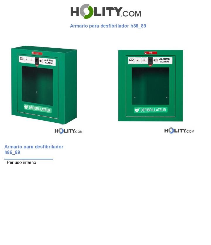 Armario para desfibrilador h86_89