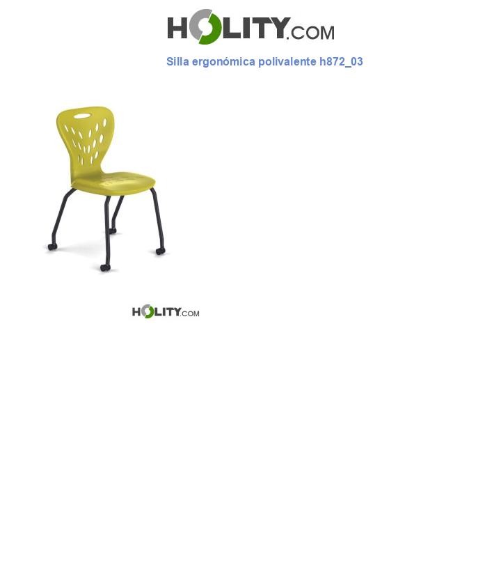 Silla ergonómica polivalente h872_03