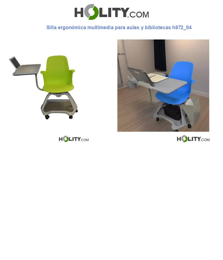 Silla ergonómica multimedia para aulas y bibliotecas h872_04