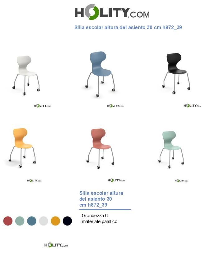 Silla escolar altura del asiento 30 cm h872_39