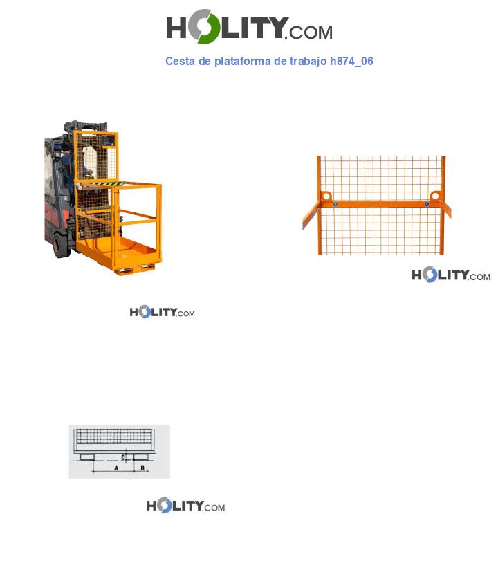 Cesta de plataforma de trabajo h874_06