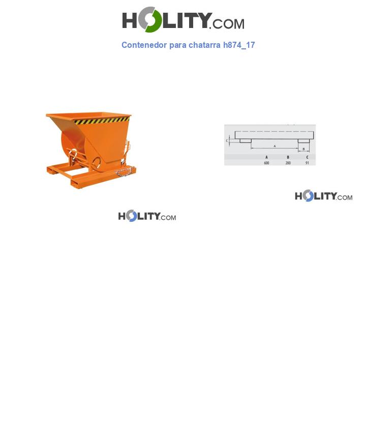 Contenedor para chatarra h874_17