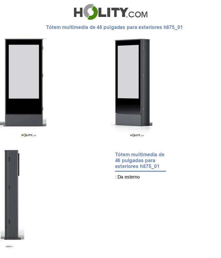 Tótem multimedia de 46 pulgadas para exteriores h875_01