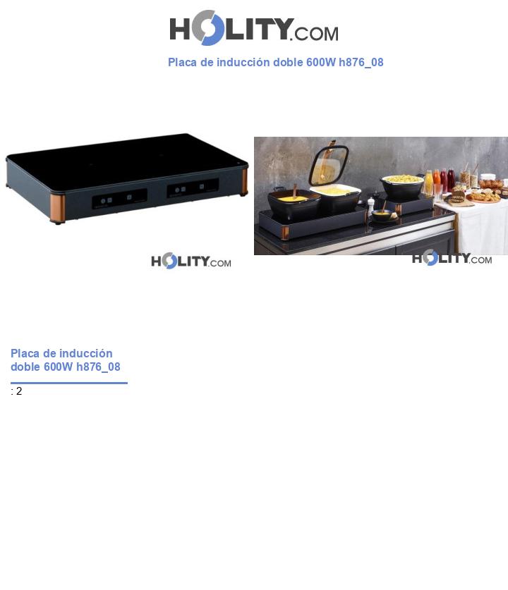 Placa de inducción doble 600W h876_08