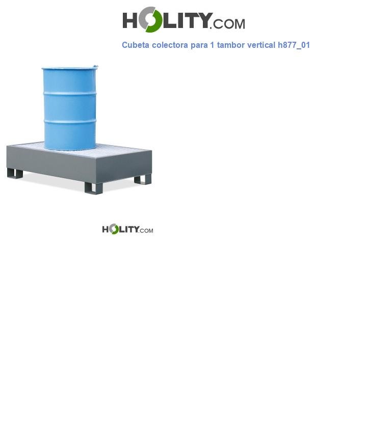 Cubeta colectora para 1 tambor vertical h877_01