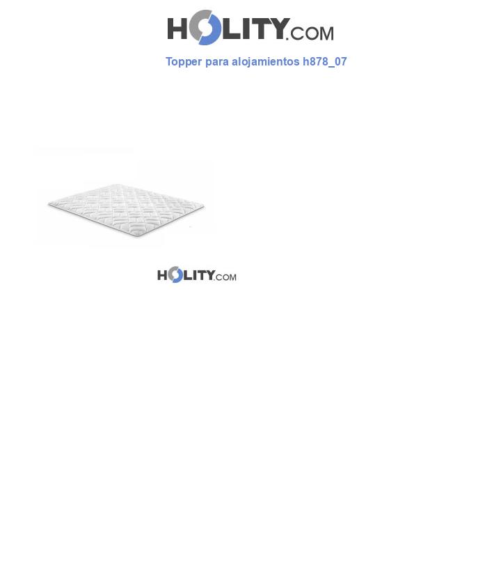 Topper para alojamientos h878_07