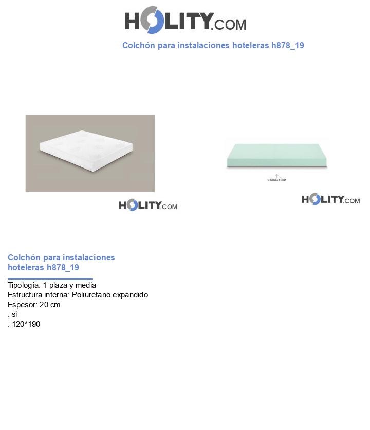 Colchón para instalaciones hoteleras h878_19