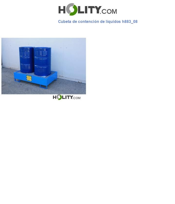 Cubeta de contención de líquidos h883_08