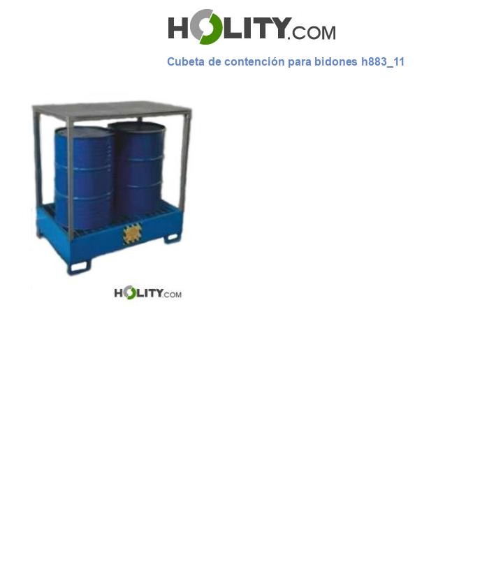 Cubeta de contención para bidones h883_11