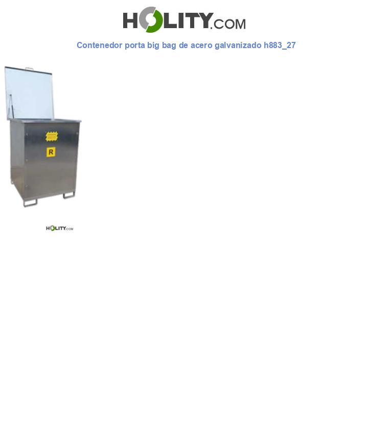 Contenedor porta big bag de acero galvanizado h883_27