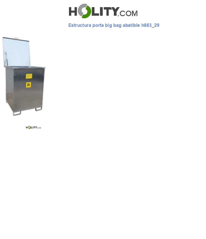 Estructura porta big bag abatible h883_29