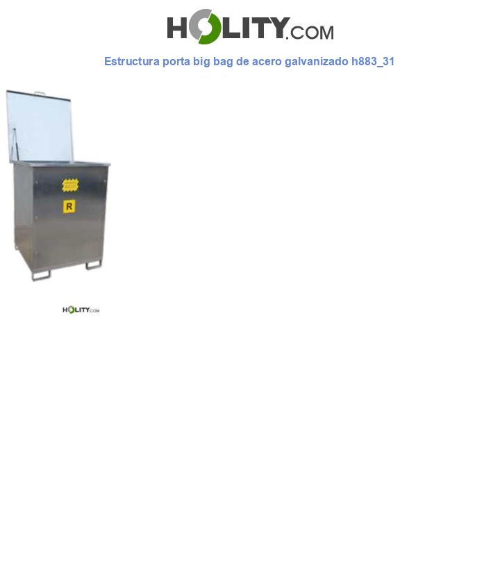 Estructura porta big bag de acero galvanizado h883_31