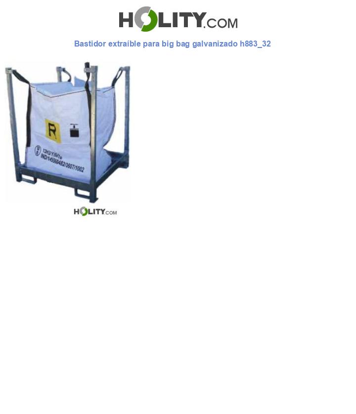 Bastidor extraíble para big bag galvanizado h883_32