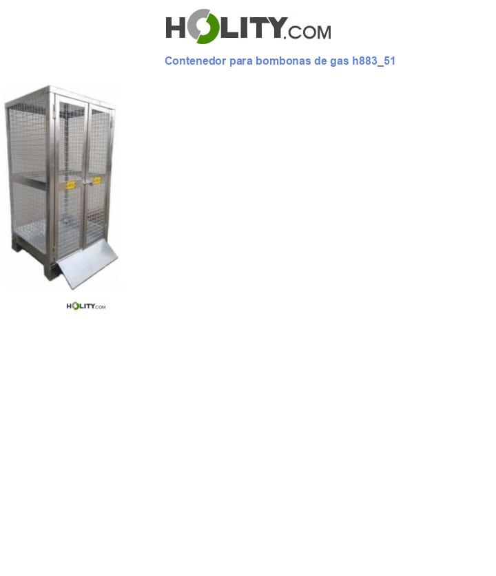 Contenedor para bombonas de gas h883_51