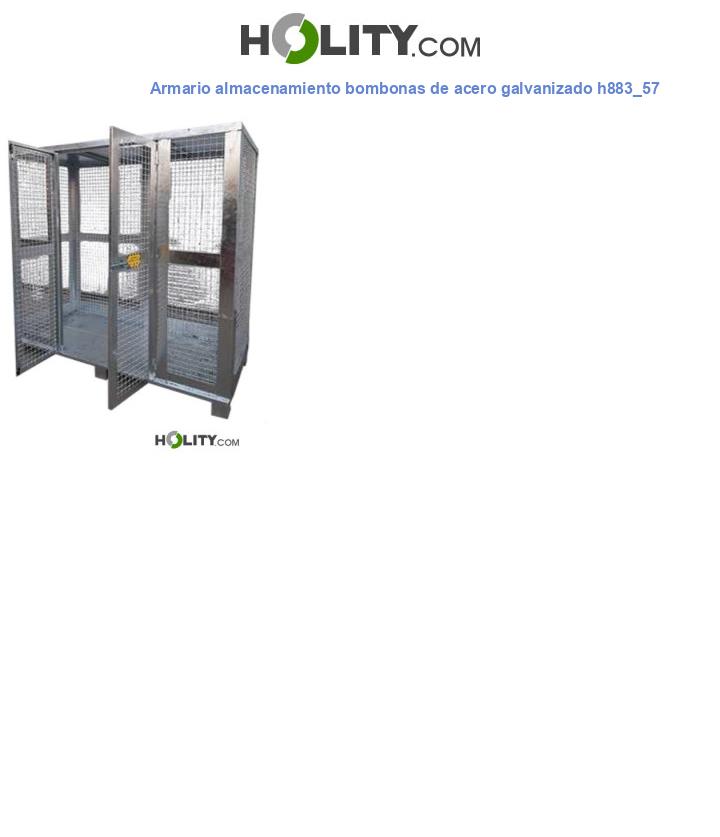 Armario almacenamiento bombonas de acero galvanizado h883_57