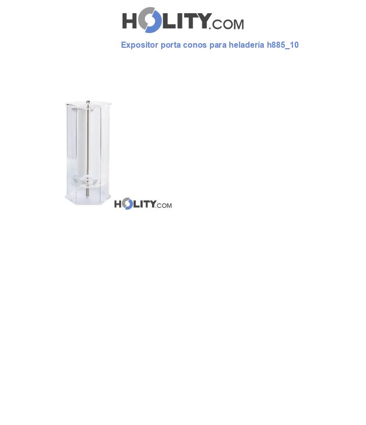 Expositor porta conos para heladería h885_10