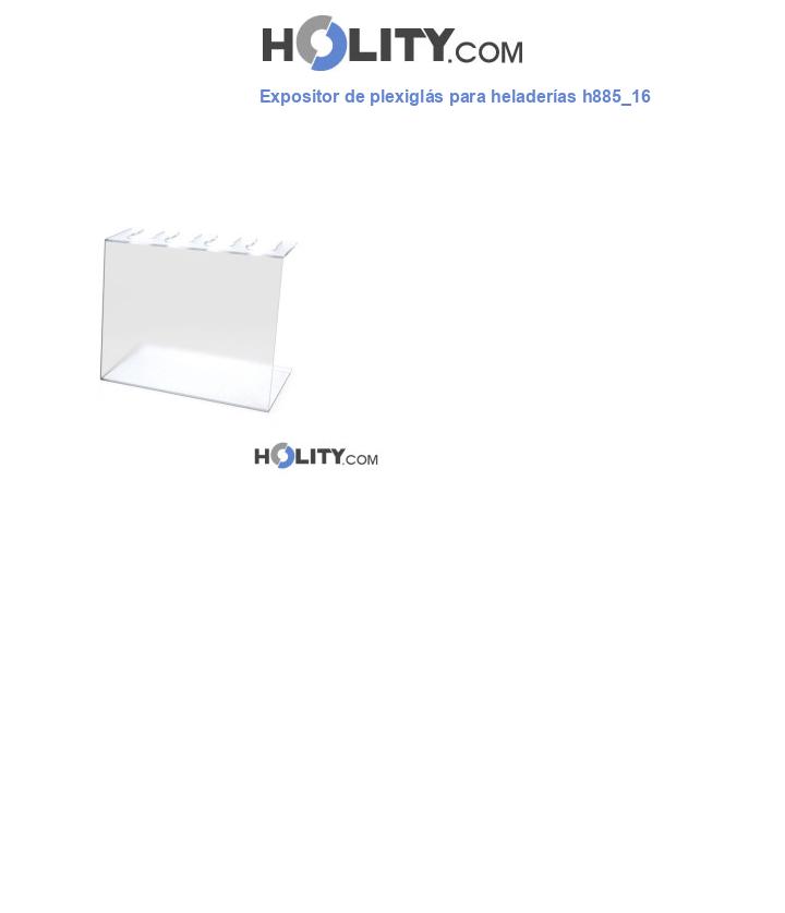Expositor de plexiglás para heladerías h885_16