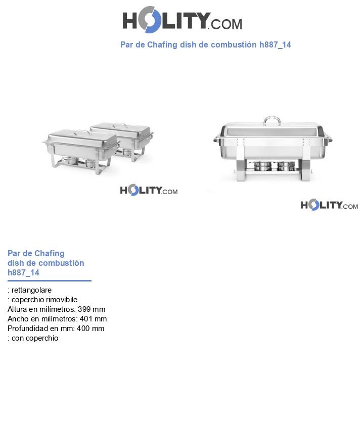 Par de Chafing dish de combustión h887_14