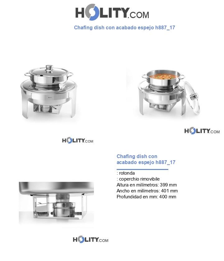 Chafing dish con acabado espejo h887_17