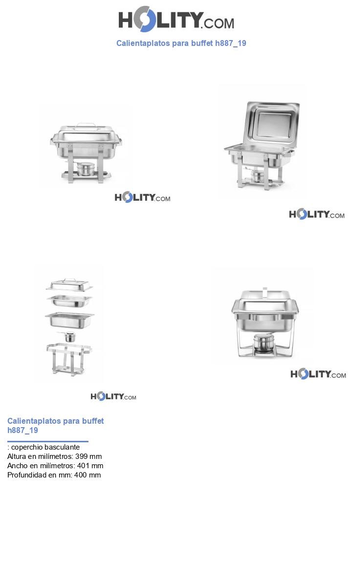 Calientaplatos para buffet h887_19