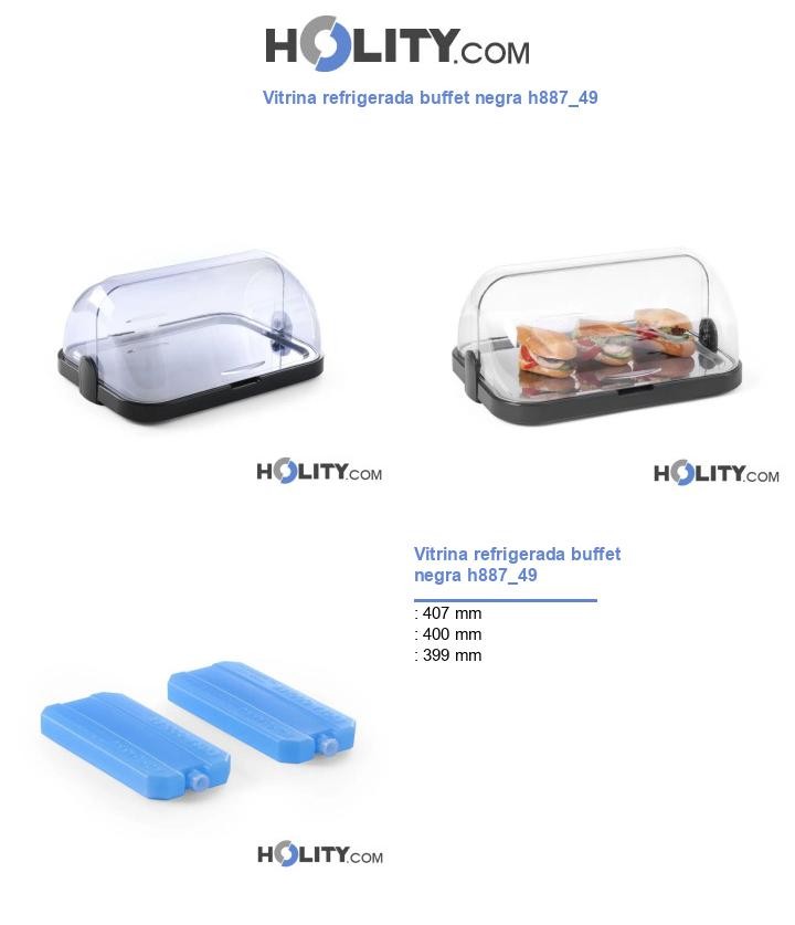 Vitrina refrigerada buffet negra h887_49