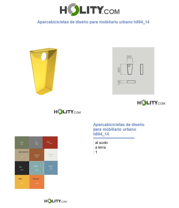 Aparcabicicletas de diseño para mobiliario urbano h894_14