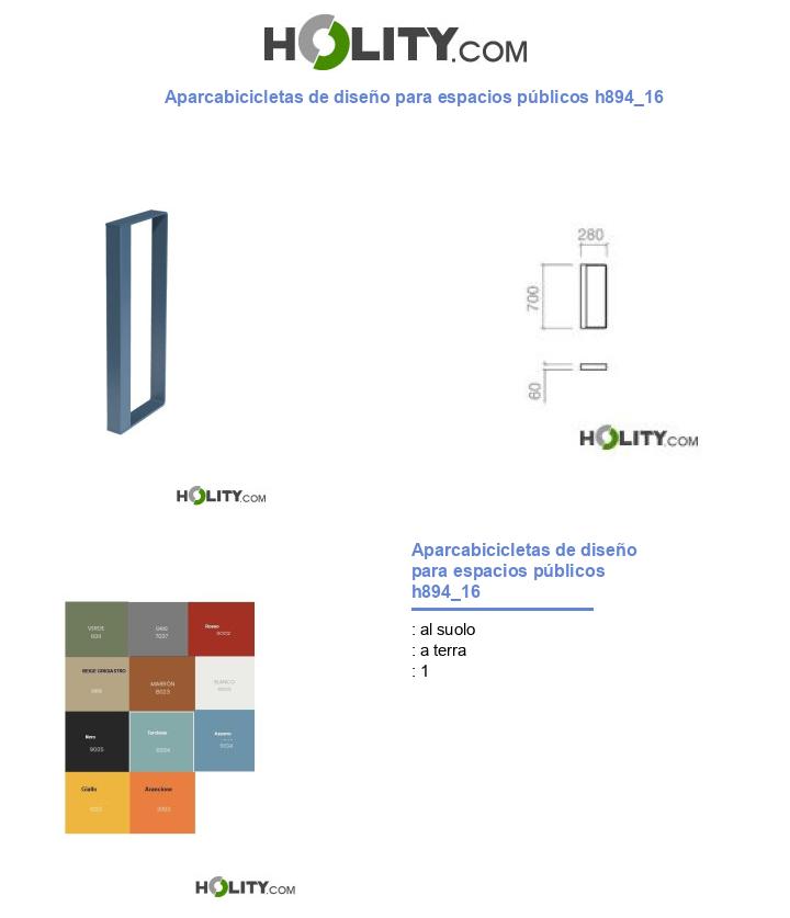 Aparcabicicletas de diseño para espacios públicos h894_16