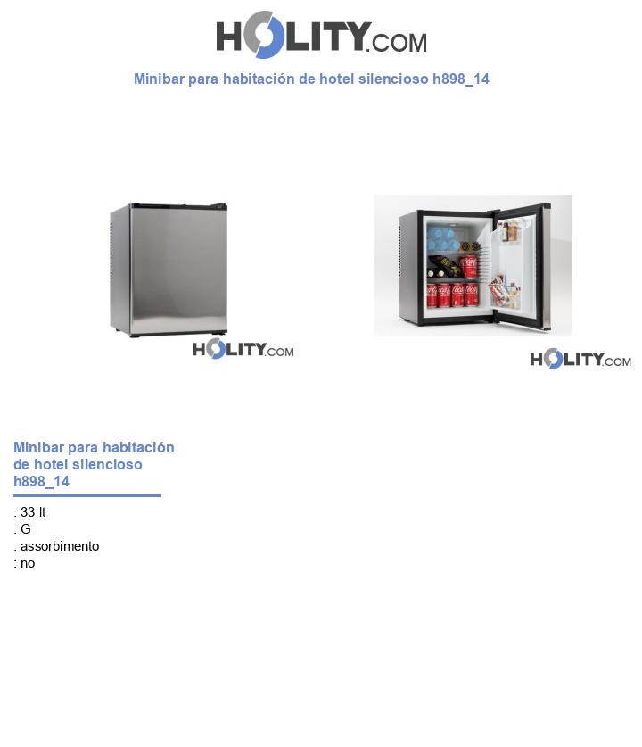 Minibar para habitación de hotel silencioso h898_14