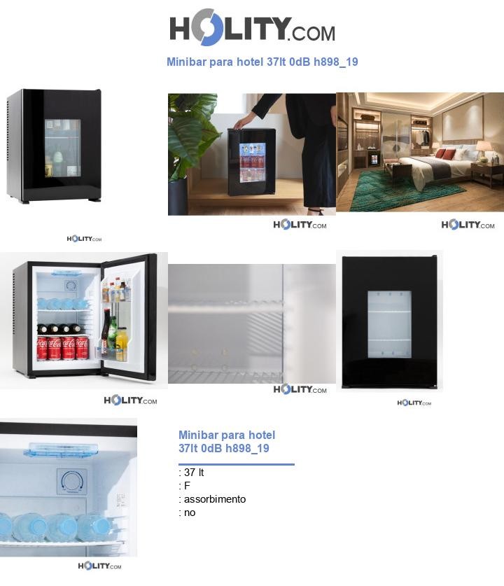 Minibar para hotel 37lt 0dB h898_19