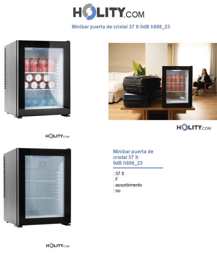 Minibar puerta de cristal 37 lt 0dB h898_23