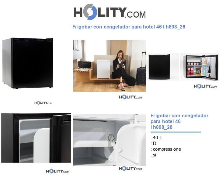 Frigobar con congelador para hotel 46 l h898_26