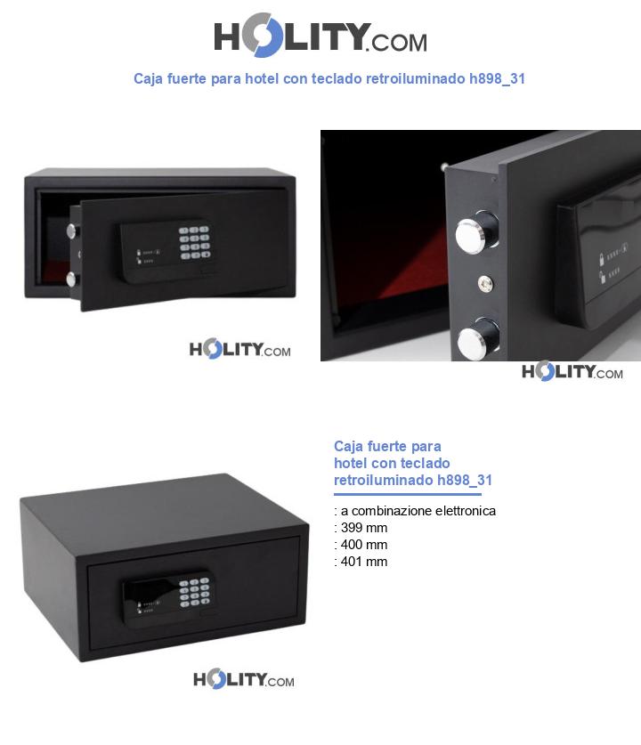 Caja fuerte para hotel con teclado retroiluminado h898_31