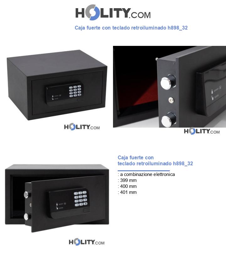 Caja fuerte con teclado retroiluminado h898_32
