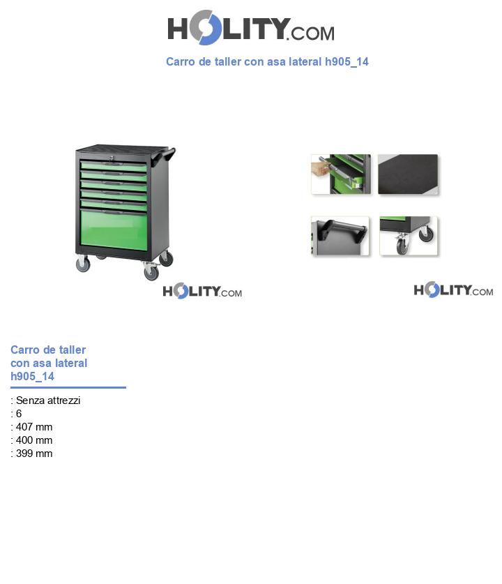 Carro de taller con asa lateral h905_14