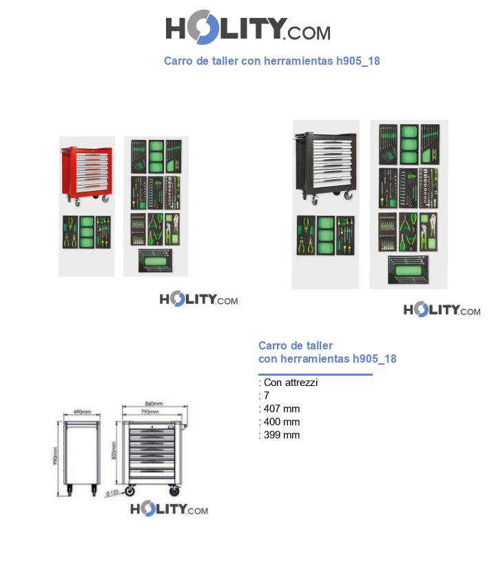 Carro de taller con herramientas h905_18