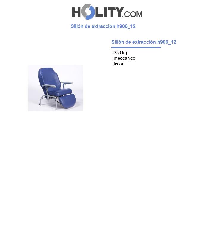 Sillón de extracción h906_12