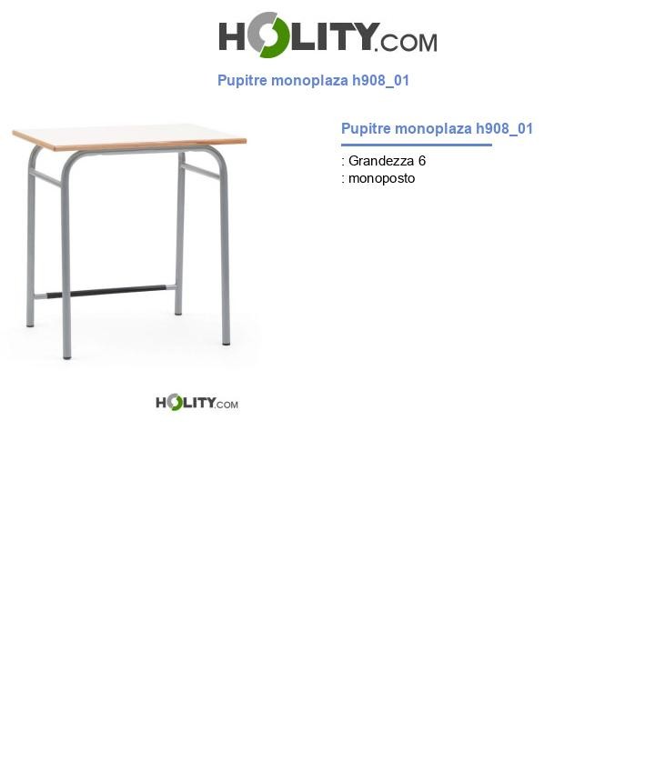 Pupitre monoplaza h908_01